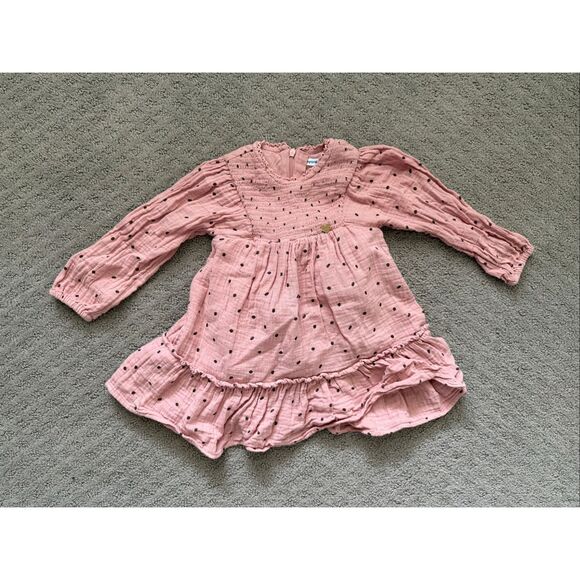Mayoral Polka Dot Dress in Blush 18 month - Picture 2 of 7